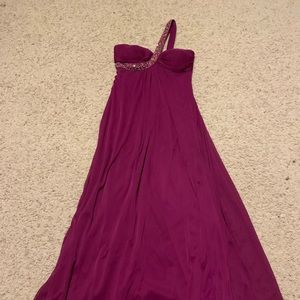 XSCAPE By Joanna Chen - purple prom dress